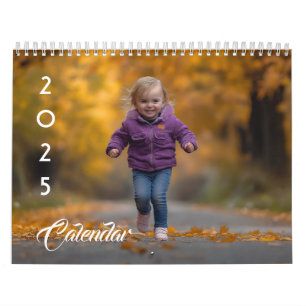 2025 Aangepaste tekst voor fotobewerking Kalender