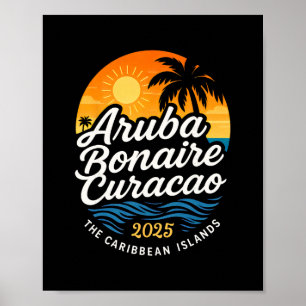 2025 Abc-eilanden Aru Bonaire Curacao Cruise Vakan Poster