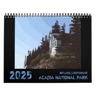 2025 ACADIA NATIONAL PARK KALENDER