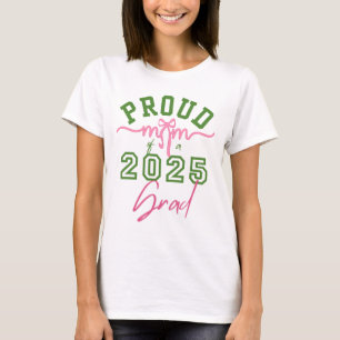 2025 Afstudeerder trotse moeder T-shirt