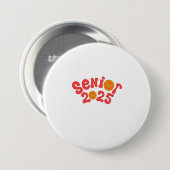 2025 Afstudeerders Zomer Vakantie Geslaagd Ronde Button 7,6 Cm (Voorkant /achterkant)