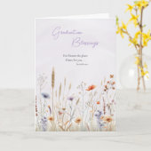 2025 Afstuderen Blessings Orthodox Christelijk Kaart (Gele Bloem)