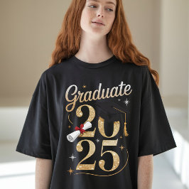 2025 Afstuderen cadeau idee T-shirt