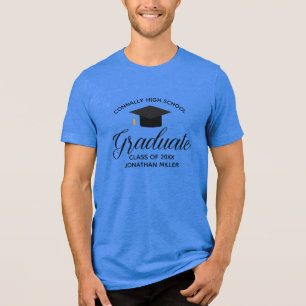 2025 Afstuderen Custom Cool Senior Afstuderen Tri-Blend Shirt