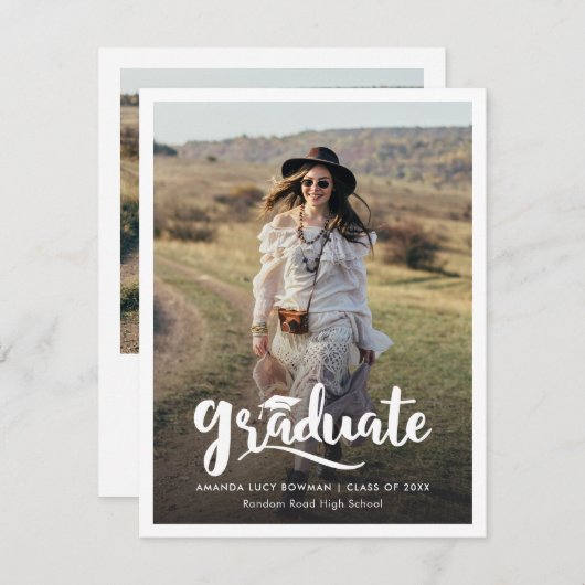 2025 Afstuderen Fotoaankondiging (Voorkant / Achterkant)