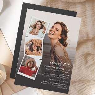 2025 Afstuderen Foto's Afstudeerder Open Huis Magnetische Uitnodiging