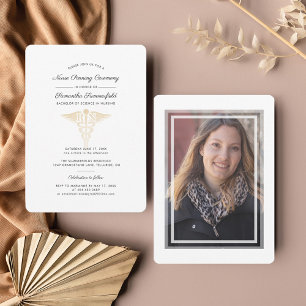 2025 Afstuderen Nurse Pinning Ceremony Invitation Kaart