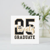 2025 Afstuderen vieren Kaart (Staand voorkant)