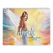 2025 Angels Fantasy Art Verhogen Quotes Aangepast Kalender (Hoes)