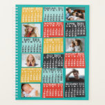 2025 Année Calendrier mensuel Moderne 12 Photo Col<br><div class="desc">Ajoutez un peu de fraîcheur moderne du milieu du siècle à votre vie avec ce magnifique planificateur de calendrier 2025 qui comprend de la place pour 12 de vos photos personnalisées. A l'intérieur, ces planificateurs ont des pages pour vous permettre d'organiser vos semaines et vos mois. Avec l'ajout de la...</div>