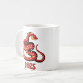 2025 Année du serpent 11 OZ Café Mug (Devant gauche)