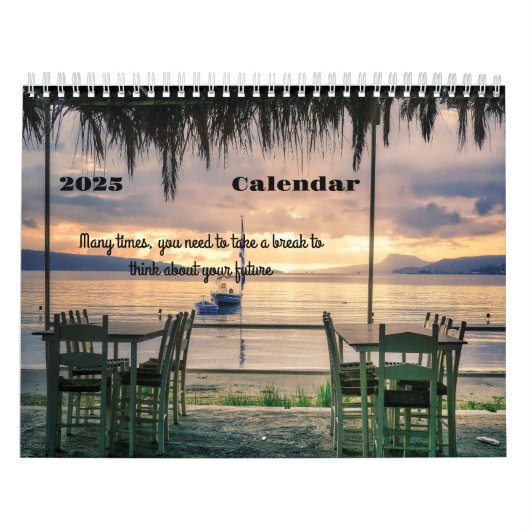 2025 Beach Cafe #2025 Beach Restaurant Kalender (Hoes)