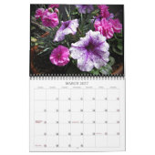 2025 Belles fleurs Calendrier mural Taille moyenne (Mar 2027)