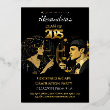 2025 Black Gold Cocktail & Petten Afstudeerfeest