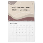 2025 Boho Positieve Affirmaties Quotes Kalender (Feb 2026)