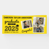 2025 Bold Sketch Drie Foto Collage Afstudeerder Pa Spandoek (Horizontaal)