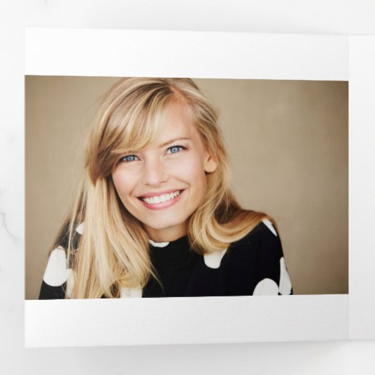 2025 Bow Afstuderen Multi Photo Drieluik Aankondiging (Binnenzijde eerst)