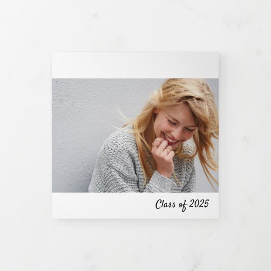 2025 Bow Afstuderen Multi Photo Drieluik Aankondiging (Cover)