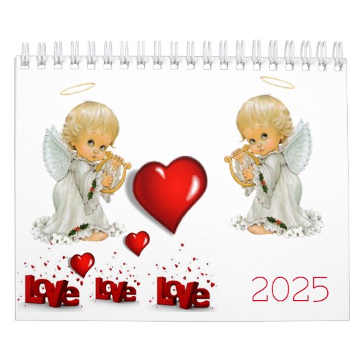 2025 Calendrier Angels Love (Protection)