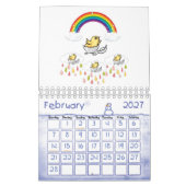 2025 Calendrier Chicks Rainbow (Feb 2027)