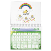 2025 Calendrier Chicks Rainbow (Mar 2026)
