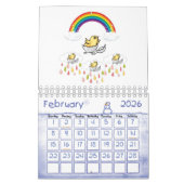 2025 Calendrier Chicks Rainbow (Feb 2026)