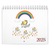 2025 Calendrier Chicks Rainbow (Protection)
