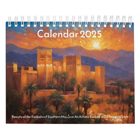 2025 Calendrier des Kasbahs du sud du Maroc (Protection)