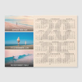 2025 Calendrier Fête Nouvel An Carte photo magnéti (Devant)