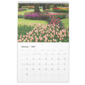 2025 Calendrier Fleurs classé 2 (Feb 2027)