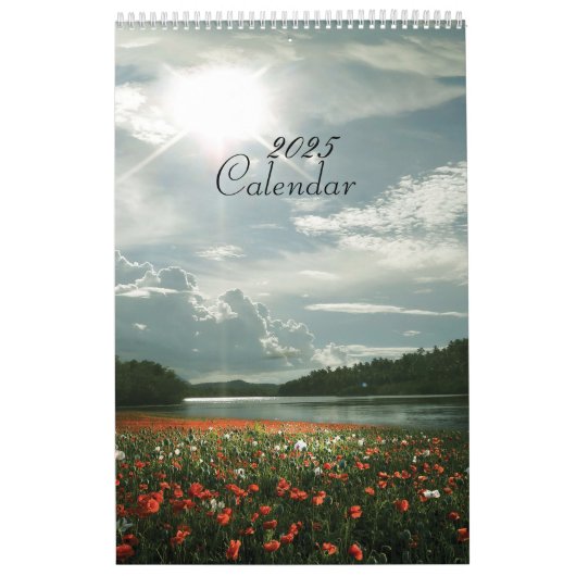 2025 Calendrier Fleurs classé 2 (Protection)