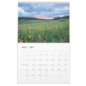 2025 Calendrier Fleurs classées (Mar 2027)