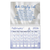 2025 Calendrier Floral Faire Compte Quotidien (Feb 2026)