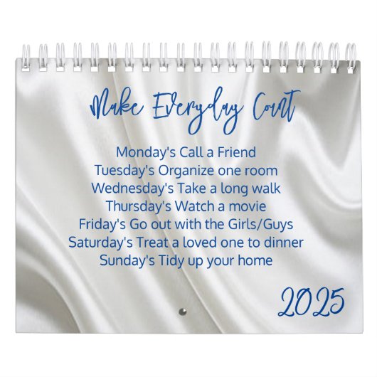 2025 Calendrier Floral Faire Compte Quotidien (Protection)