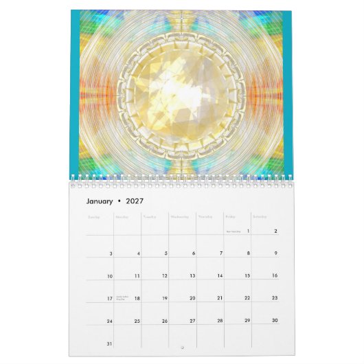 2025 Calendrier Lightcode Mandala (TM) (Jan 2027)