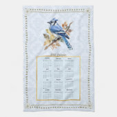2025 Calendrier serviette BlueJay (Vertical)