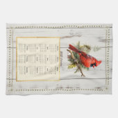 2025 Calendrier Serviette Cardinal (Horizontal)