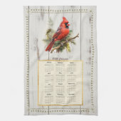 2025 Calendrier Serviette Cardinal (Vertical)