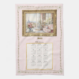 2025 Calendrier Serviette Paris Voir le message pe
