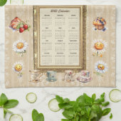 2025 Calendrier Serviette samedi matin Thé heure (Plié)