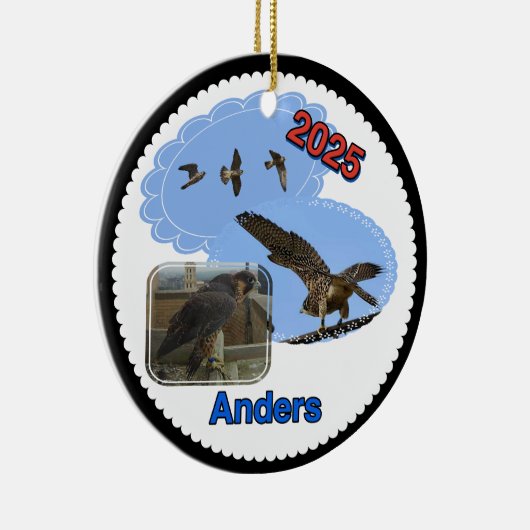 2025 Ceramic Circle Ornament Anders (Rechts)