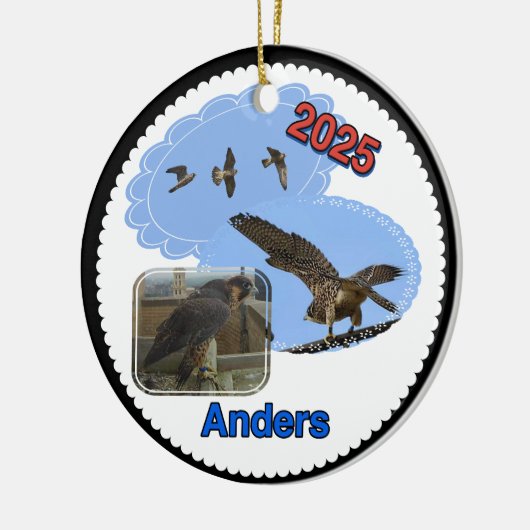 2025 Ceramic Circle Ornament Anders (Links)