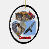 2025 Ceramic Circle Ornament Corazon (Rechts)