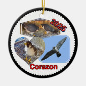 2025 Ceramic Circle Ornament Corazon (Voorkant)