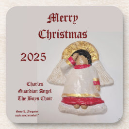 2025 CHARLES MERRY CHRISTMAS GUARDIAN ANGEL BIER ONDERZETTER