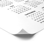 2025 Chickadee Berry Branch Poster Kalender (Hoek)