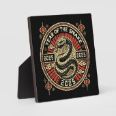 2025, Chinees Nieuwjaar,  Fotoplaat (Voorkant)