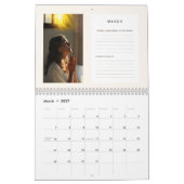 2025 Christian Reflection Wall Calendrier 11" x 8, (Mar 2027)