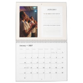 2025 Christian Reflection Wall Calendrier 11" x 8, (Jan 2027)