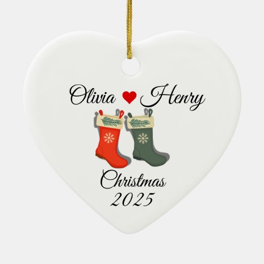 2025 Christmas Ornament | Personalized Keepsake (Achterkant)